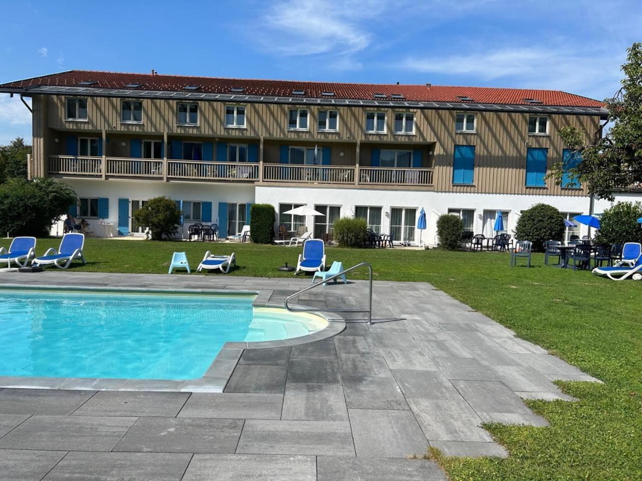 Gabi Mit Pool Und Sauna Übersee エクステリア 写真