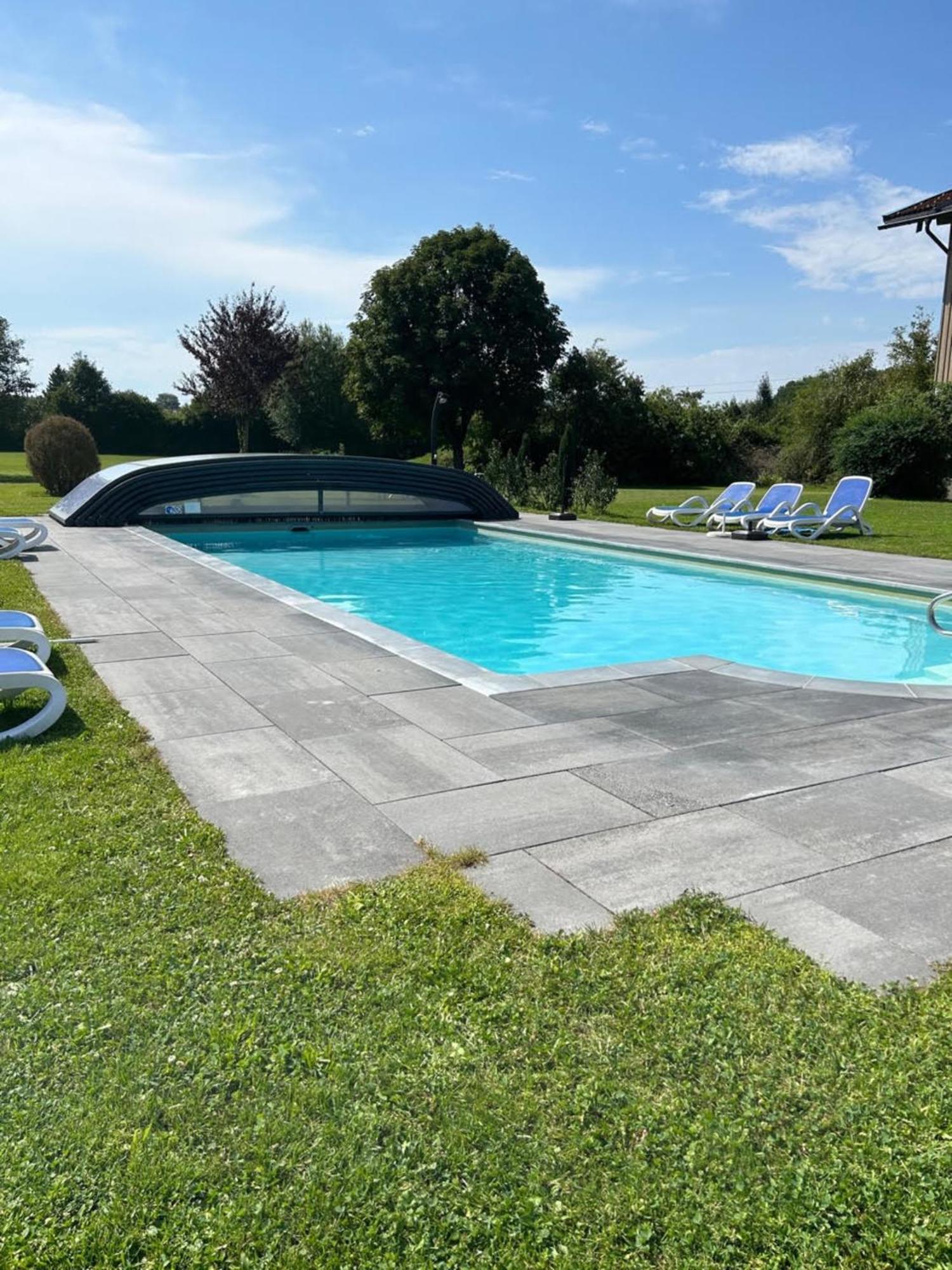 Gabi Mit Pool Und Sauna Übersee エクステリア 写真